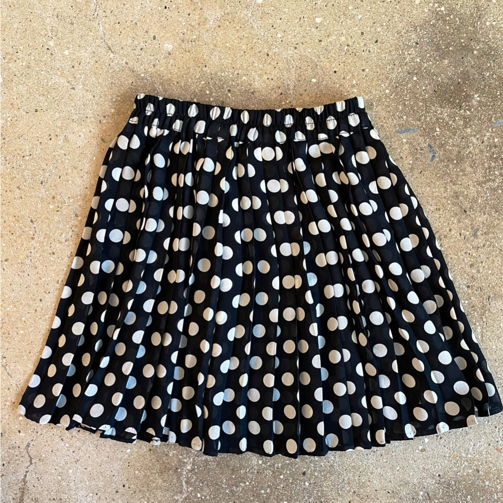 1990s Vintage BCBG Polka Dot Skirt