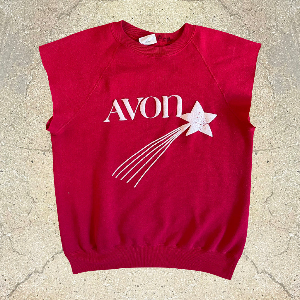 1990s Vintage Cutoff Avon Sweatshirt