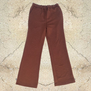 1970s-esque Brown Quilted Pants