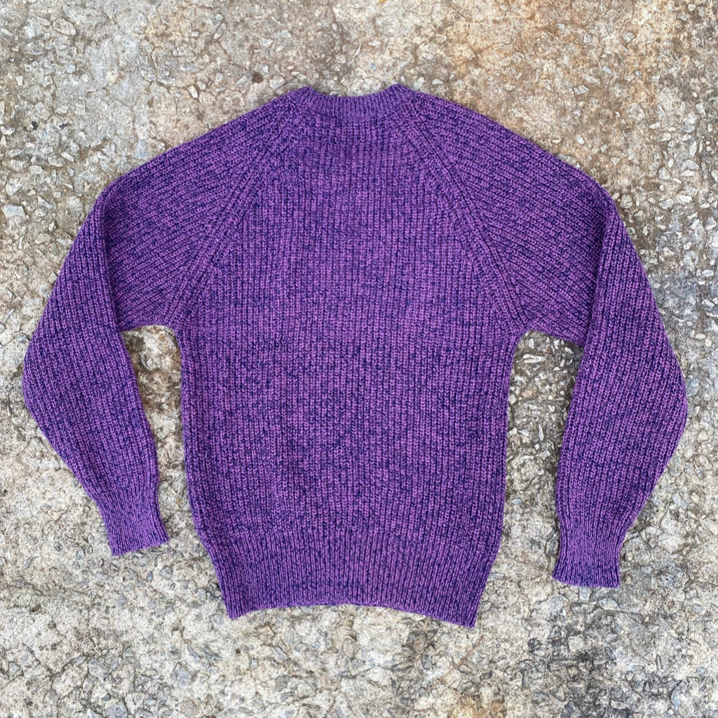 1990s Purple Knit Sweater