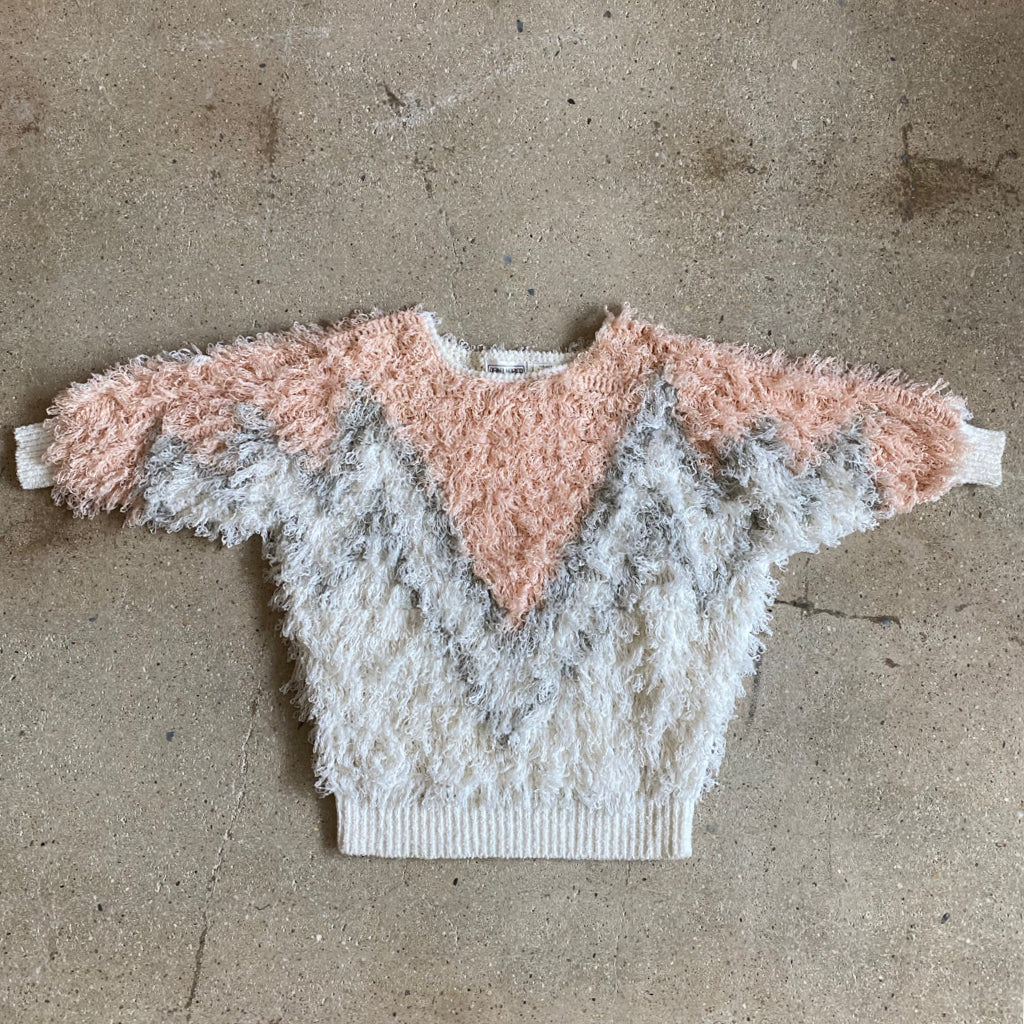 1980s Super Plush Après-ski Batwing Sweater