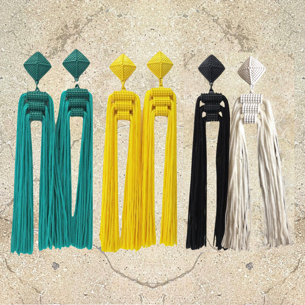 Shimmy Shimmy Ya Tassel Earrings