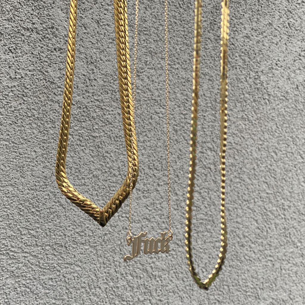 Fuck Gold Necklace