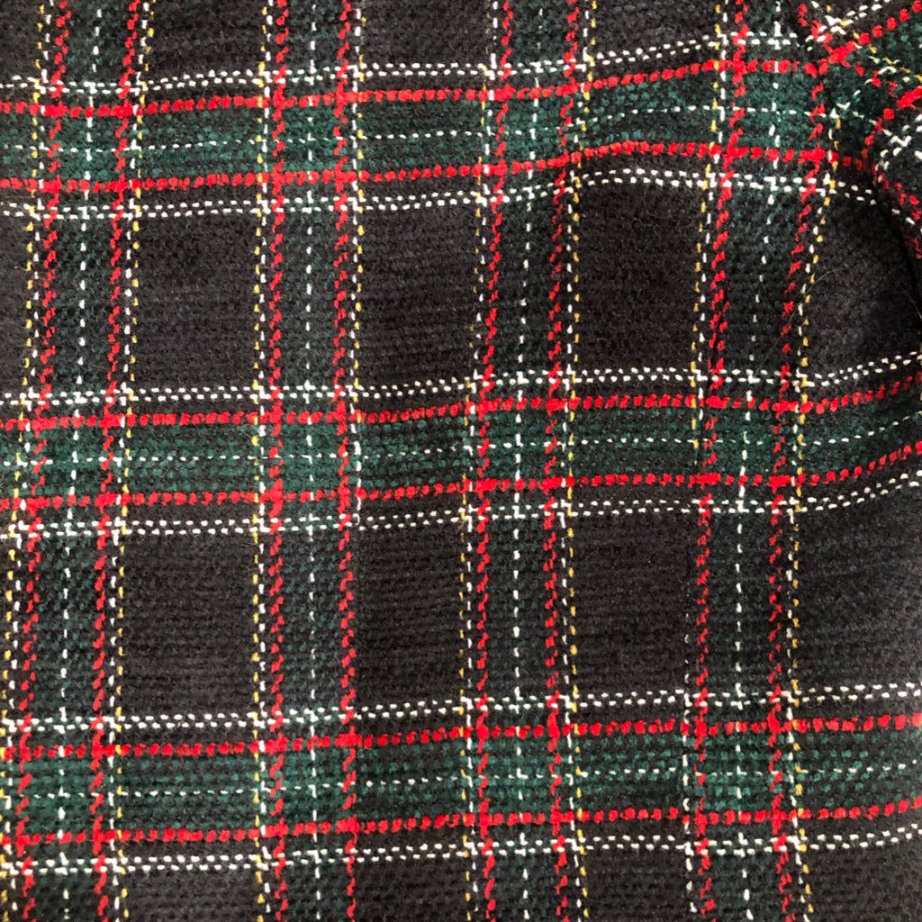 1990s Vintage Plaid Zip-up Jacket